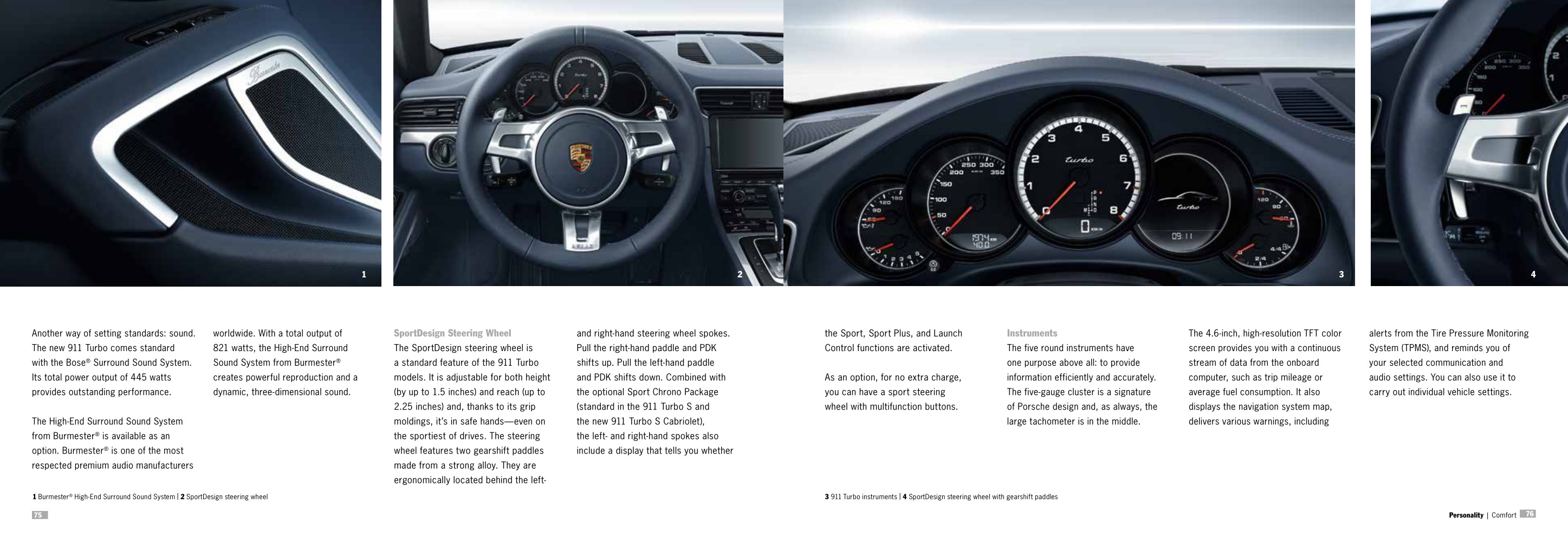 2014 Porsche 911 Turbo Brochure Page 42